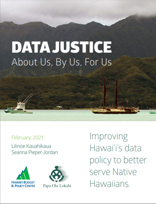 Data Justice report cover 2021 Feb